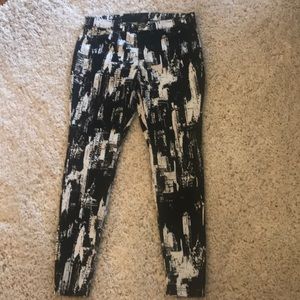 Black and white leggings